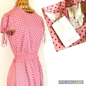 Gal Meets Glam Size 0 Corrine Polka Dot Dress NEW